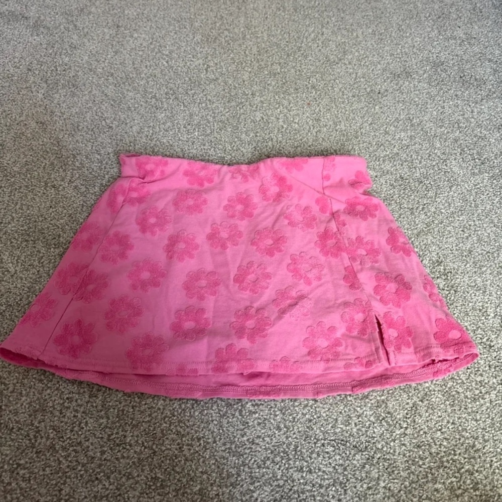 American eagle terry cloth Floral Pink Women's Skirt